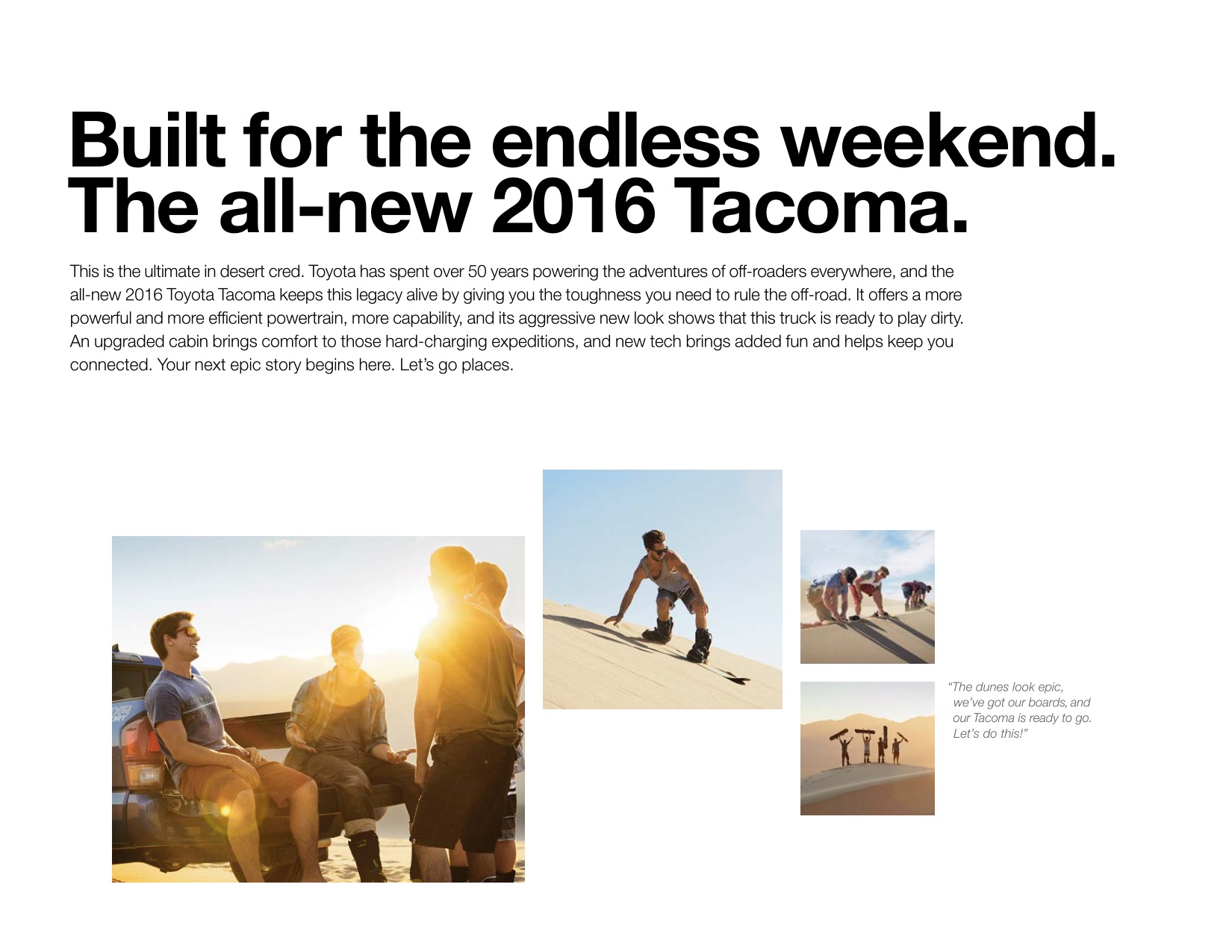 2016 Toyota Tacoma Brochure Page 5